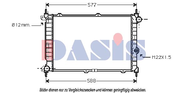 AKS DASIS Radiators, Motora dzesēšanas sistēma 150820N